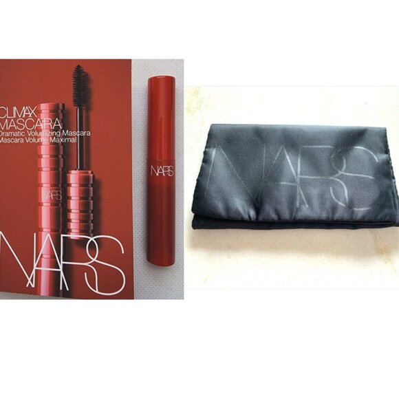 NARS Mini Climax Mascara + Travel Makeup Pouch - Picture 1 of 6